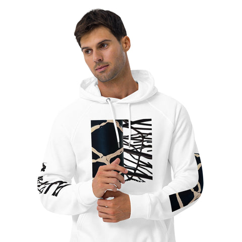 'Puzzled' Unisex Eco Raglan Hoodie