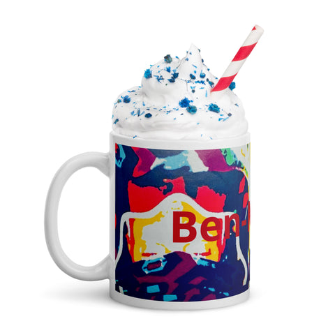BM2-Casa ‘Two Halves' White Glossy Mug
