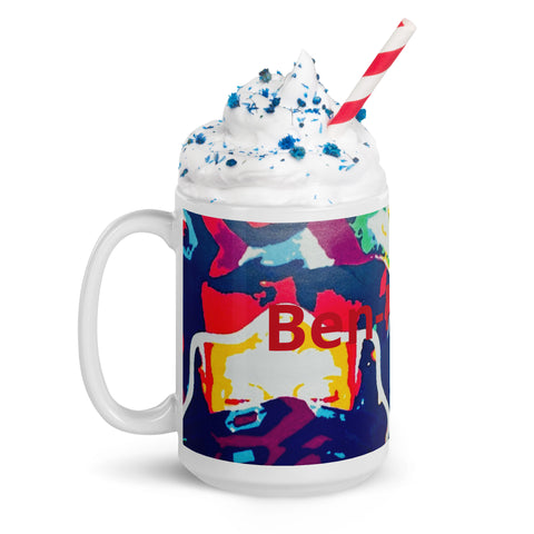BM2-Casa ‘Two Halves' White Glossy Mug