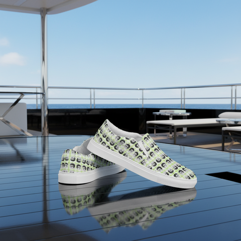 'Gingham Guru' Women’s Slip-On Canvas Shoes