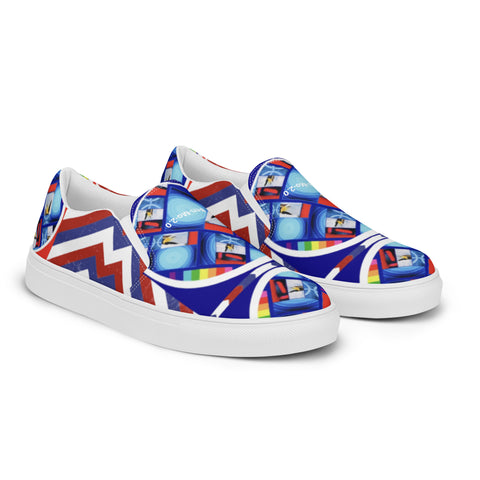 'VOTE USA 2024’ Election Collection Women’s Slip-on Canvas Shoes